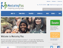Tablet Screenshot of mentoringplus.net